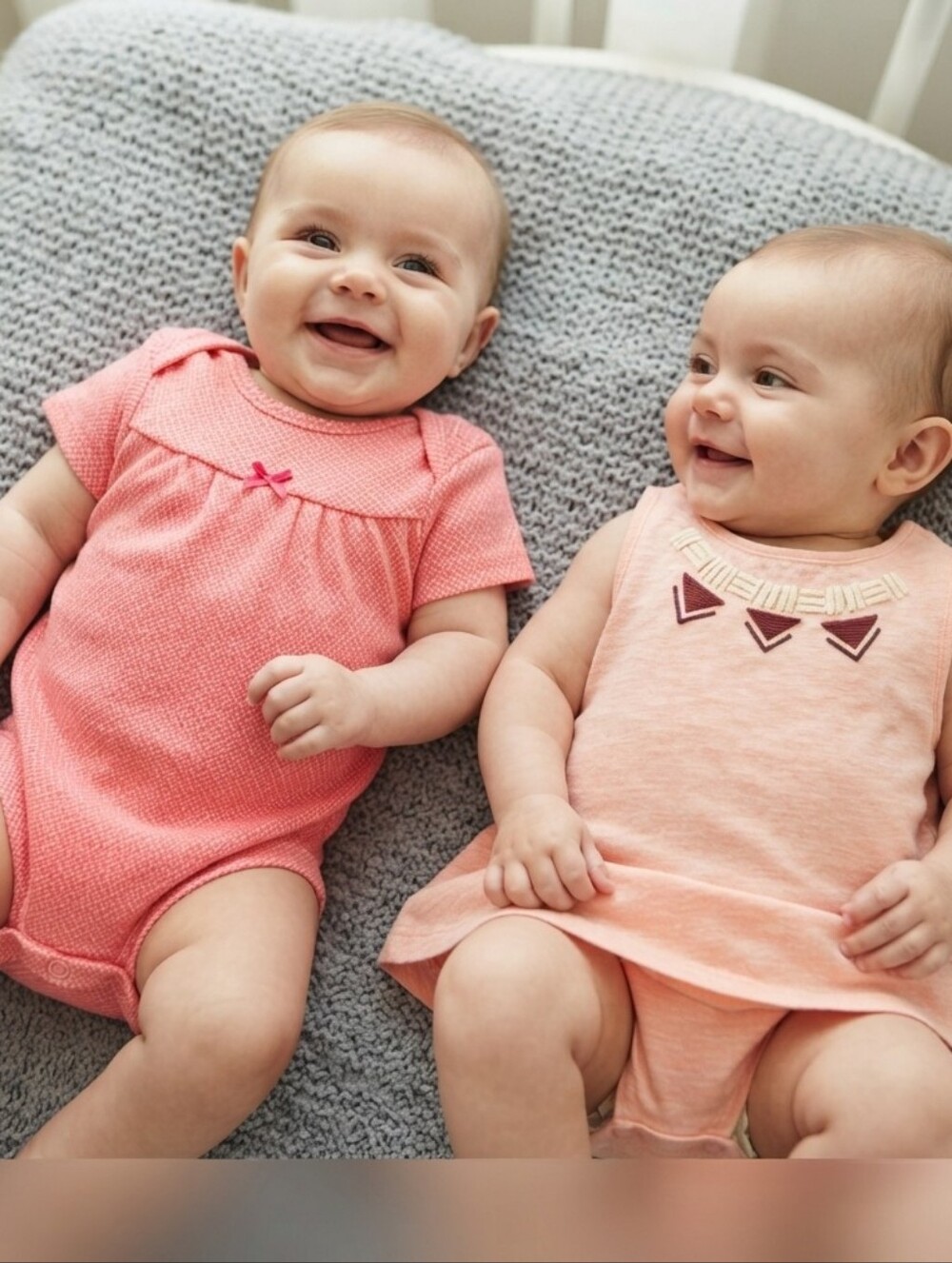 3-6M Pink Baby Onesie and Dress Set